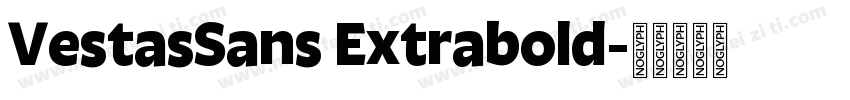 VestasSans Extrabold字体转换